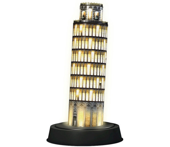 Ravensburger 3D Puzzle Tower of Pisa, Night Edition