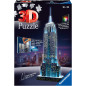 Ravensburger 3D pimedas helendav pusle Empire State Building 216 tk