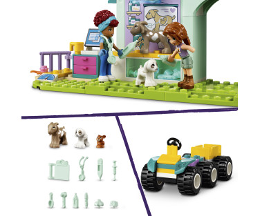LEGO Friends Farmiloomade loomakliinik