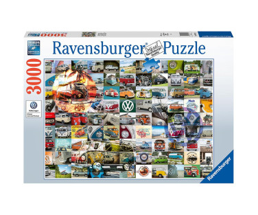 Ravensburger Puzzle 3000 pc 99 VW Campervan Moments