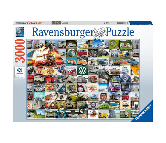 Ravensburger Puzzle 3000 pc 99 VW Campervan Moments