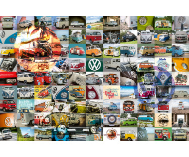 Ravensburger Puzzle 3000 pc 99 VW Campervan Moments