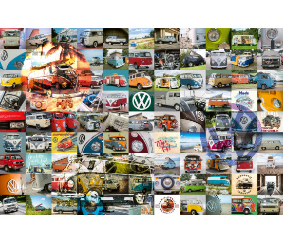 Ravensburger Puzzle 3000 pc 99 VW Campervan Moments