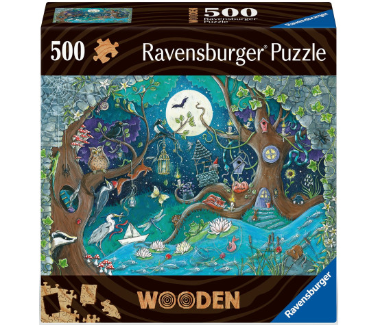 Ravensburger Wooden Puzzle 500 pc Fantasy Forest