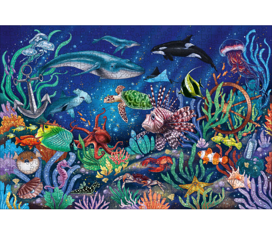 Ravensburger Wooden Puzzle 500 pc Underwater World