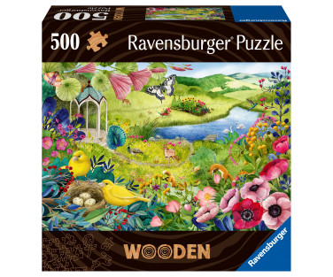 Ravensburger Wooden Puzzle 500 pc Wonderful Nature