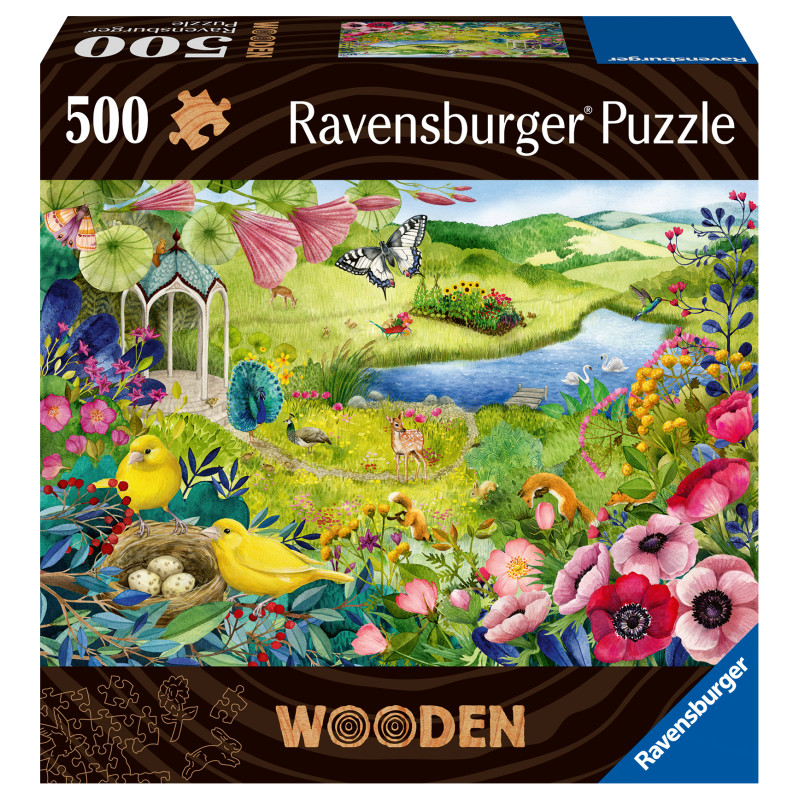 Ravensburger Wooden Puzzle 500 pc Wonderful Nature