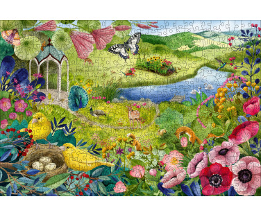 Ravensburger puidust pusle 500 tk Imeline loodus