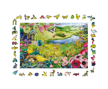 Ravensburger Wooden Puzzle 500 pc Wonderful Nature