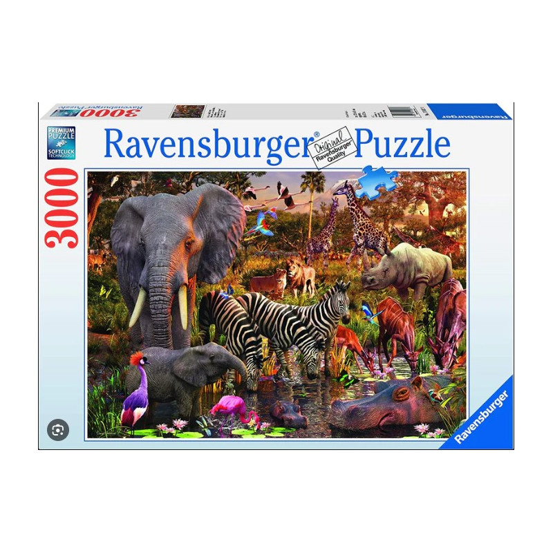 Ravensburger pusle 3000 tk Dzungel