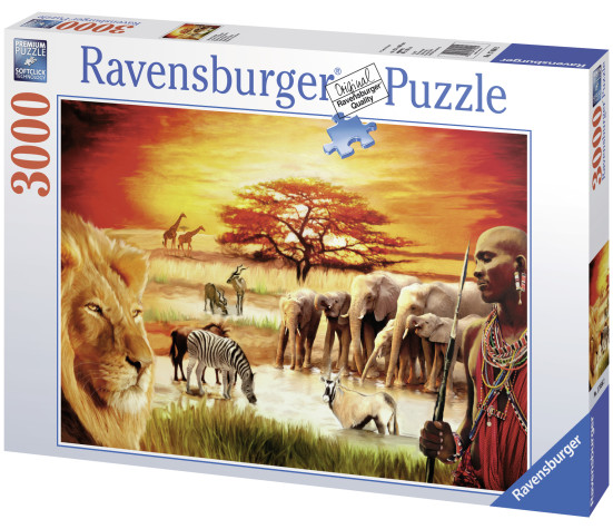 Ravensburger pusle 3000 tk Savanniloomad