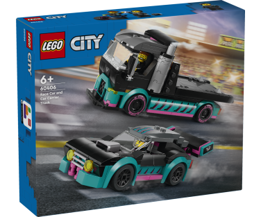 LEGO City Race Car and Car Carrier Truck