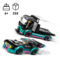 LEGO City Race Car and Car Carrier Truck