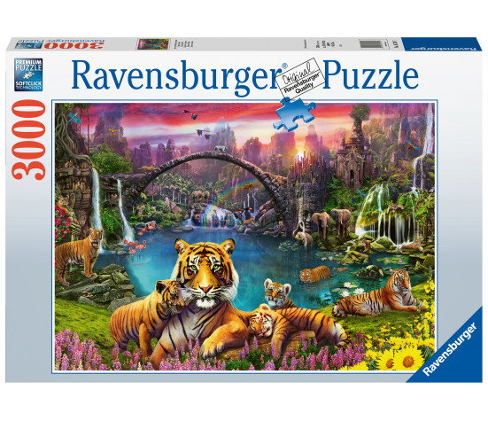 Ravensburger Puzzle 3000 pc Tiger in Paradise Lagoon