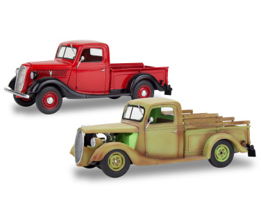 Revell Plastic Model 1937 Ford Pickup Street Rod with Surf Board 1:25