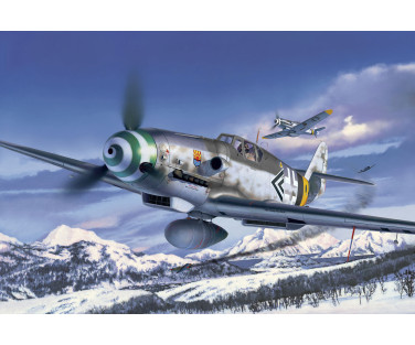 Revell liimitav mudel Messerschmitt Bf109 G-6 (hiline ja varajane versioon) 1:32