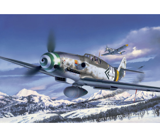 Revell liimitav mudel Messerschmitt Bf109 G-6 (hiline ja varajane versioon) 1:32