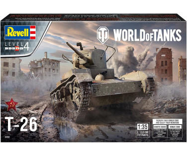 Revell liimitav mudel Vene tank T-26 "World of Tanks" 1:35