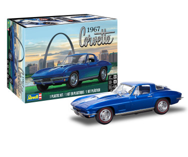 Revell Plastic Model 1967 Corvette 1:25