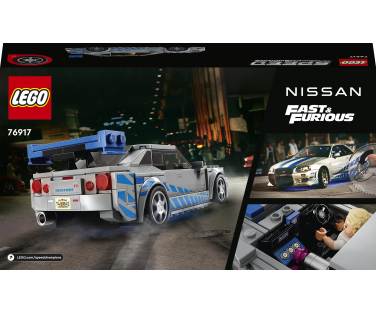 LEGO Speed Champions 2 Fast 2 Furious Nissan Skyline GT-R (R34)