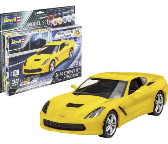 Revell mudelikomplekt 2014 Corvette Stingray Easy-Click