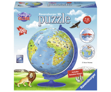 Ravensburger 3D Puzzle Ball 180 pc Children's Globe