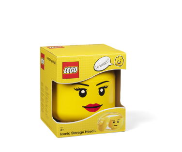 LEGO Storage Head L– Girl