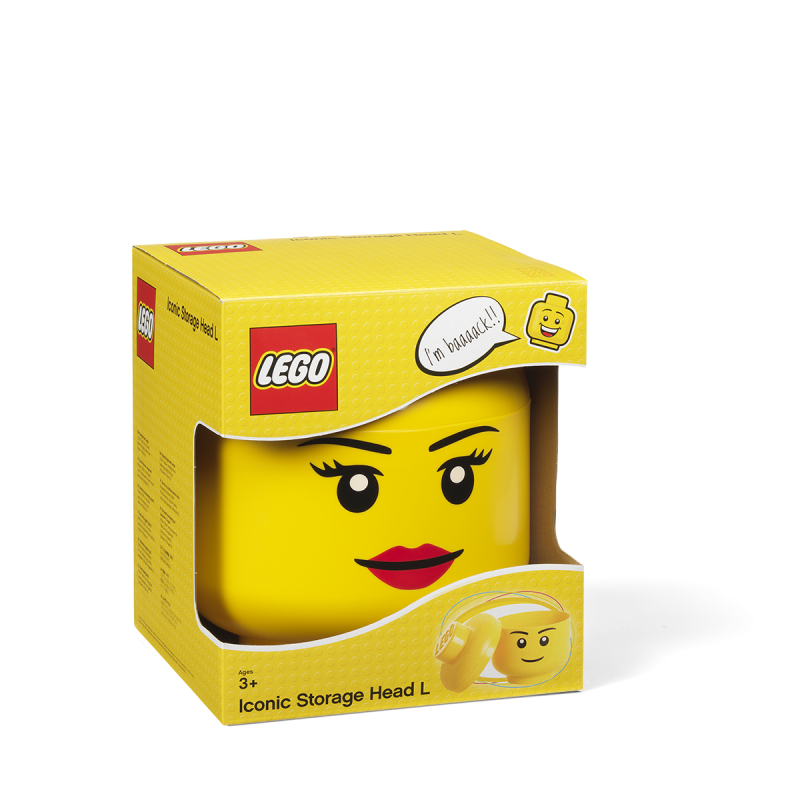 LEGO suur peakujuline hoiukarp tüdruk