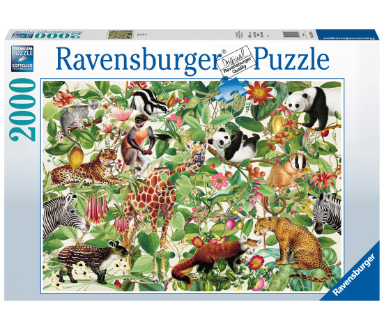 Ravensburger pusle 2000 tk Džungel