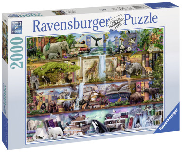 Ravensburger pusle 2000 tk Loomade kuningriik