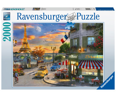 Ravensburger Puzzle 2000 pc of Paris Sunset