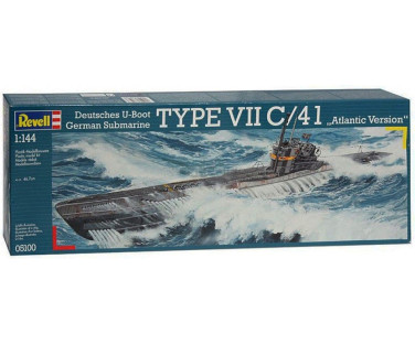 Revell liimitav mudel Saksa allveelaev tüüp VII / 41 1:144