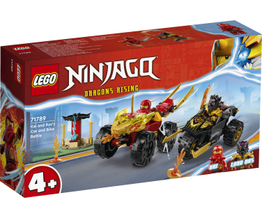 LEGO Ninjago Kai and Ras's Car and Bike Battle