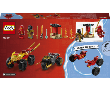 LEGO Ninjago Kai and Ras's Car and Bike Battle