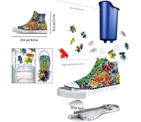 Ravensburger 3D Puzzle Graffiti Style Sneaker