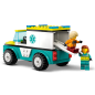 LEGO City Emergency Ambulance and Snowboarder