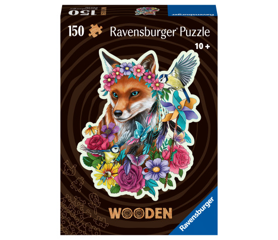 Ravensburger Wooden Puzzle 150 pc Colorful Fox