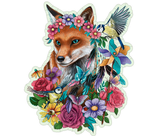 Ravensburger Wooden Puzzle 150 pc Colorful Fox