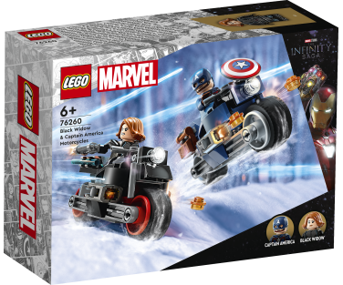 LEGO Super Heroes Black Widow & Captain America Motorcycles