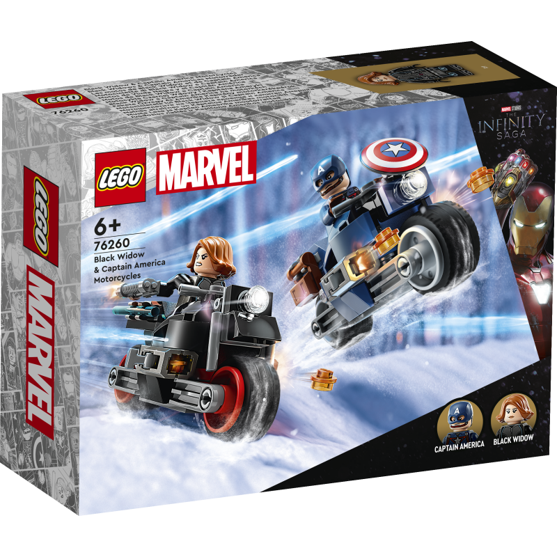 LEGO Super Heroes Black Widow & Captain America Motorcycles