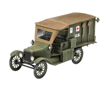 Revell liimitav mudel Model T 1917 kiirabi 1:35