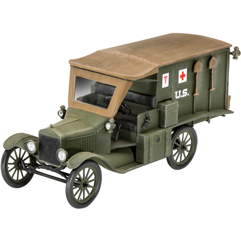 Revell liimitav mudel Model T 1917 kiirabi 1:35