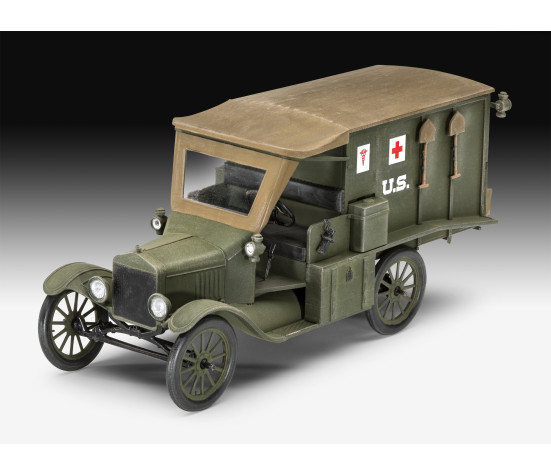 Revell liimitav mudel Model T 1917 kiirabi 1:35