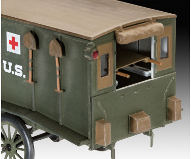 Revell Plastic Model T 1917 Ambulance Scale: 1:35