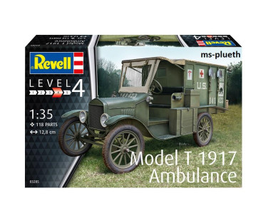 Revell Plastic Model T 1917 Ambulance Scale: 1:35