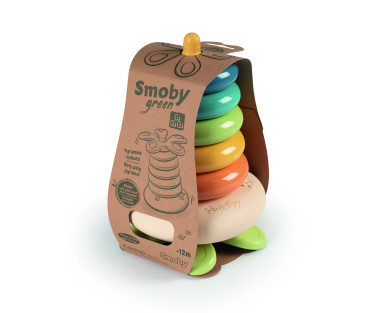 Smoby Green Roly Poly Pyramid