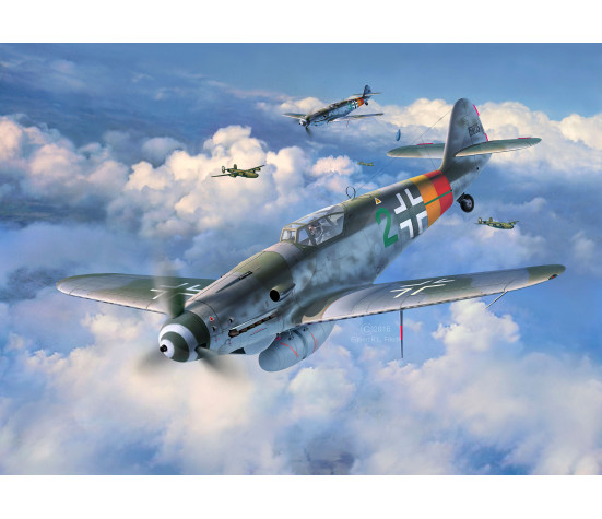 Revell liimitav mudel Messerschmitt Bf109 G-10 1:48