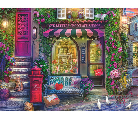 Ravensburger Puzzle 1500 pc Chocolate Shops