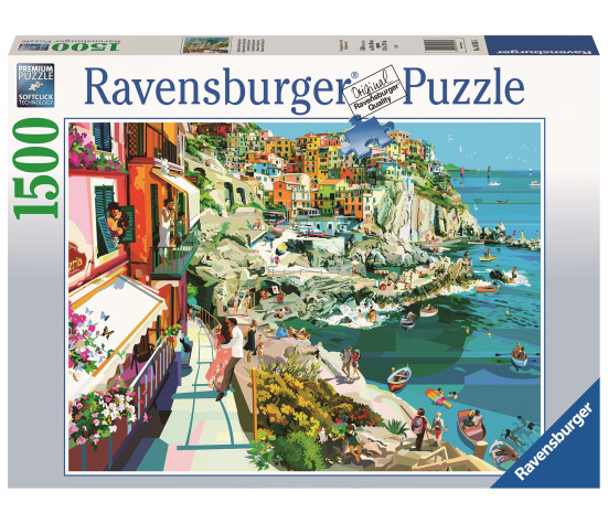 Ravensburger pusle 1500 tk romatika Cinque Terras