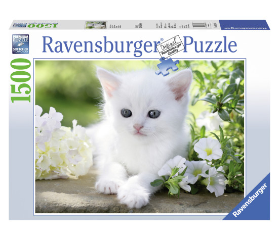 Ravensburger puzzle 1500 pcs White kitten